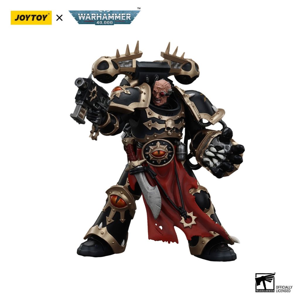 Chaos Space Marines Black Legion Chosen with Plasma Pistol and Power Axe 13 - JoyToy EU Store