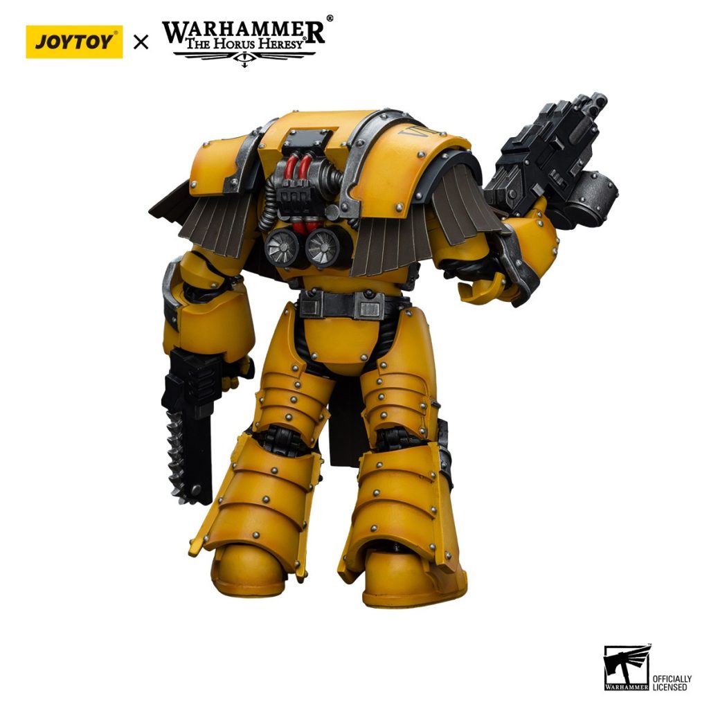 Imperial Fists Legion Cataphractii Terminator Squad Sergeant with Chainfist - JoyToy EU Store
