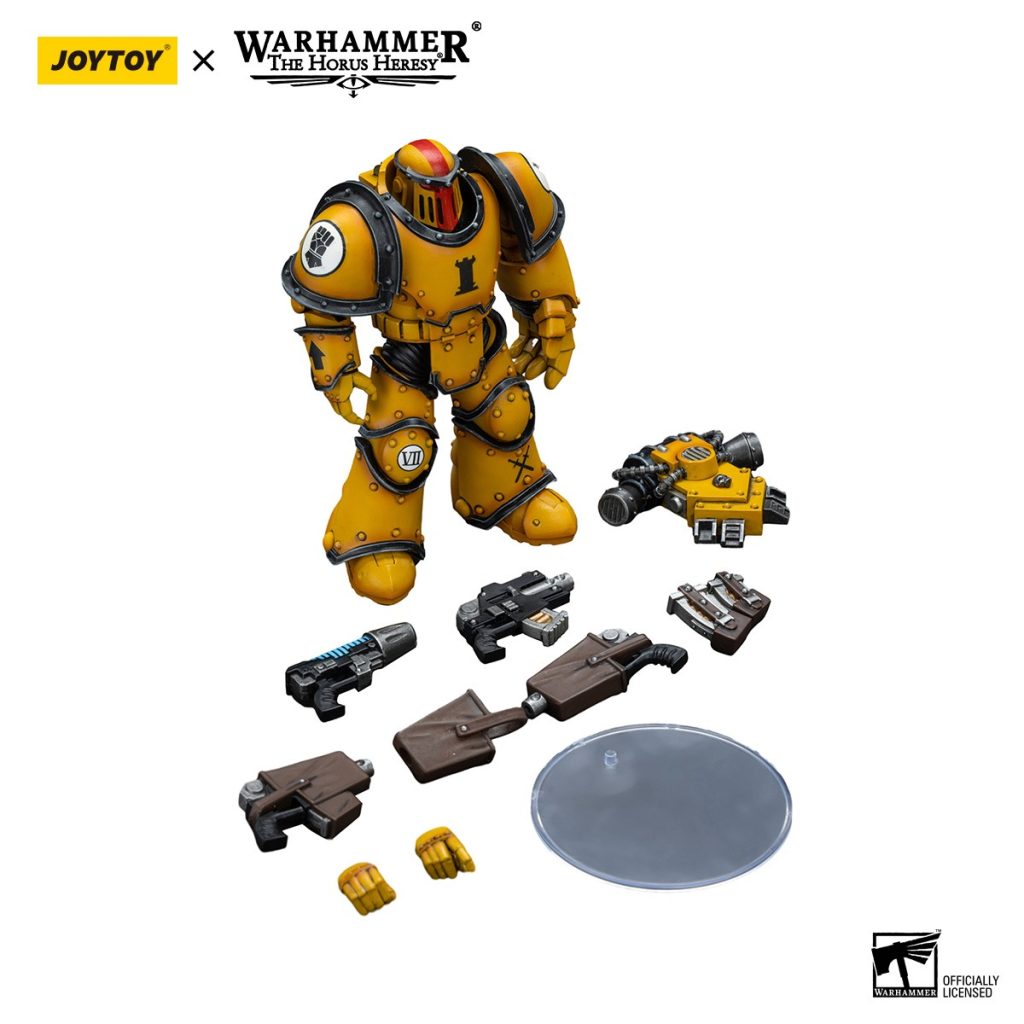 Imperial Fists MkIII Tactical Legionaries Sergeant with Power Fist 4 - JoyToy EU Store