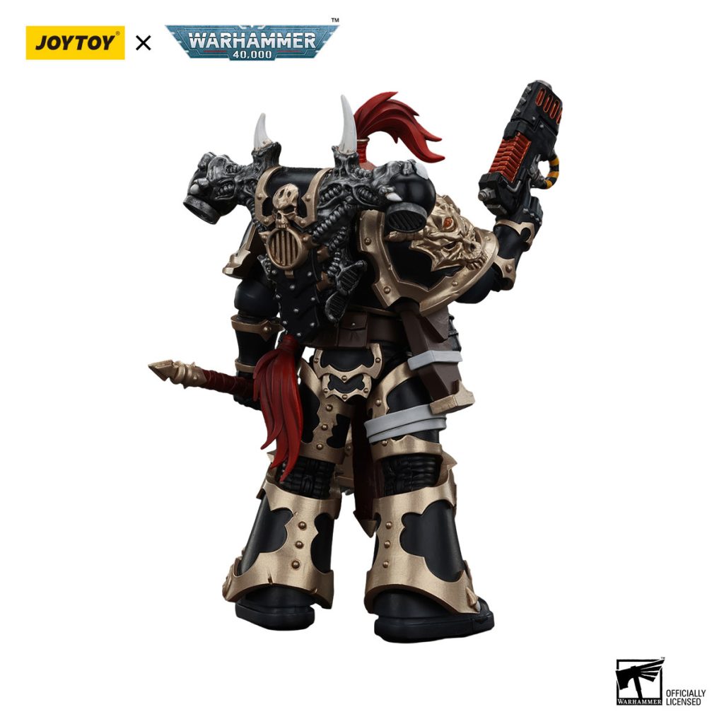 Joytoy WH40K Chaos Space Marines Black Legion Chosen with Plasma Pistol and Power - JoyToy EU Store