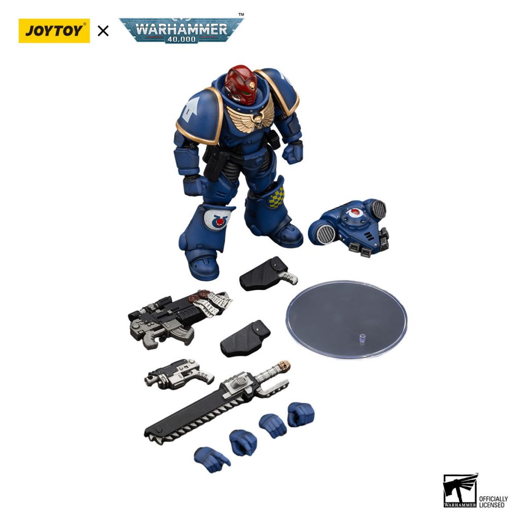 Joytoy WH40K Ultramarines Heroes of the Chapter Brother Veteran Sergeant Castor 13 - JoyToy EU Store
