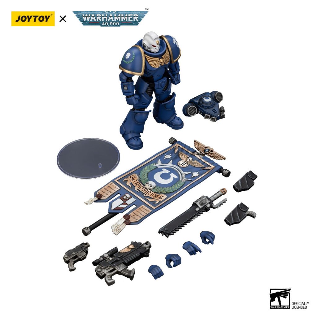 Joytoy WH40K Ultramarines Heroes of the Chapter Primaris Ancient Posca 4 - JoyToy EU Store