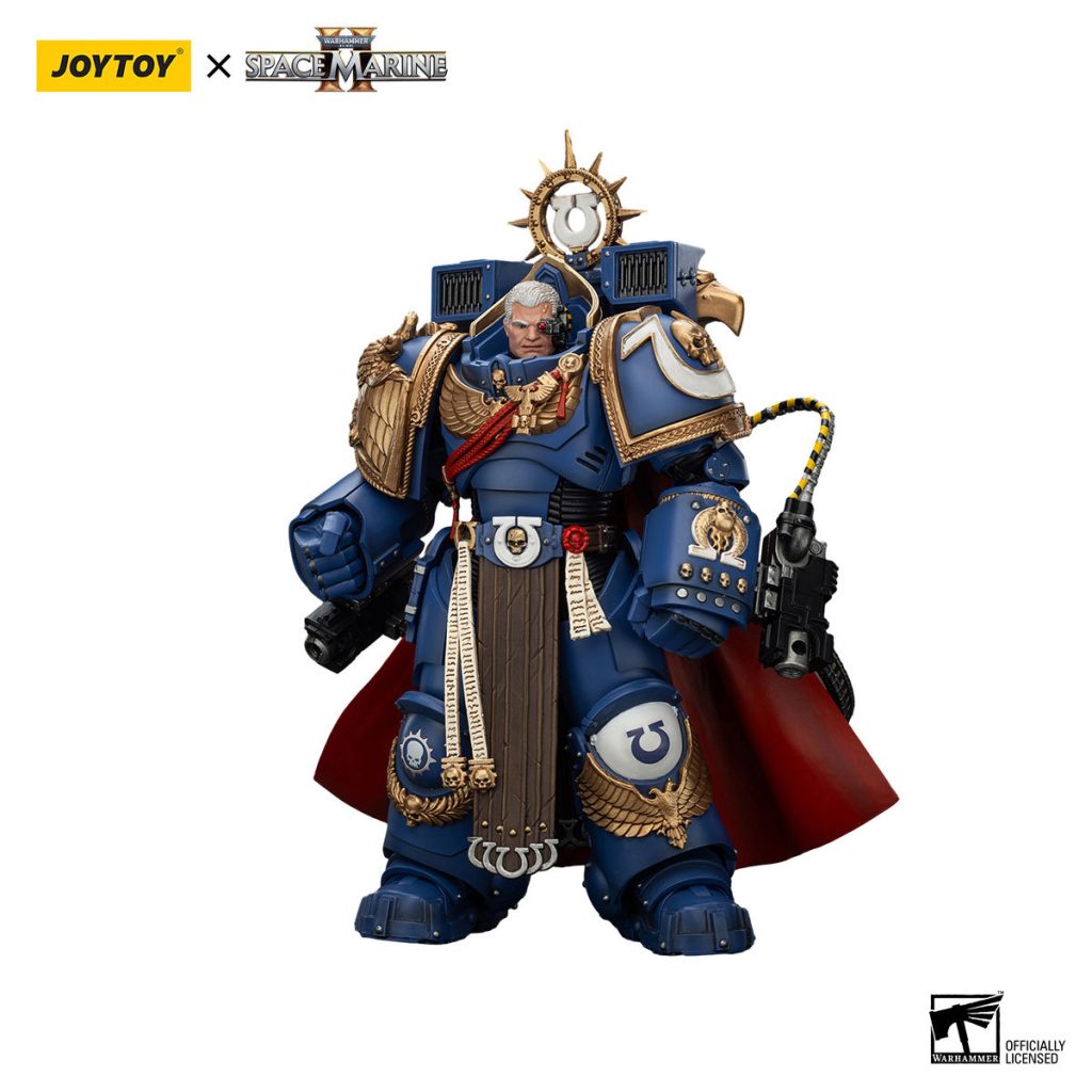 Joytoy WH40K Ultramarines Marneus Calgar Chapter Master with MkX Gravis Armour and Gauntlets of Ultramar3 - JoyToy EU Store